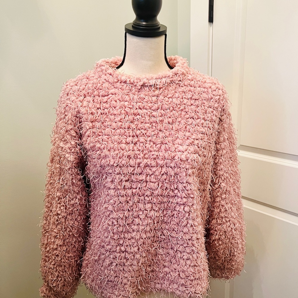 Pink Textured Sweater sz S Vince Camuto